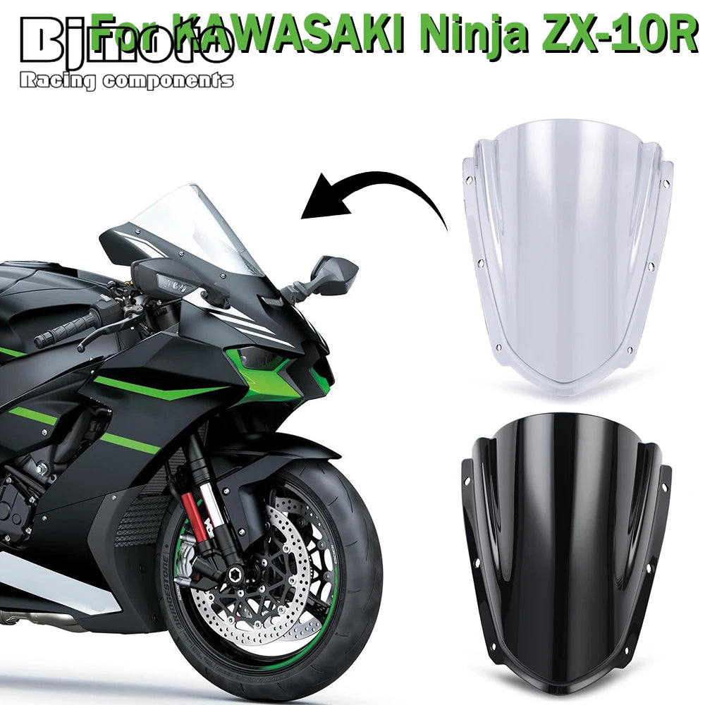ZX10R 2025 Windshield Windscreen For Kawasaki Ninja ZX-10RR ZX-10R ZX 10RR 10R ZX10RR ZX10R 2024 2023 2021 2022 Wind Deflector