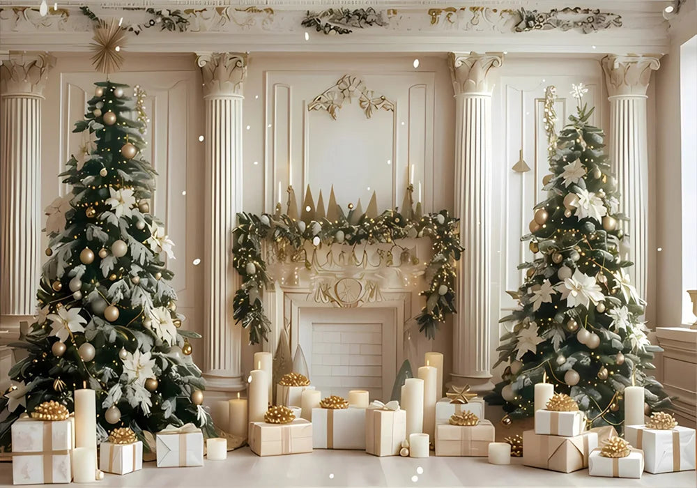 Navidad Decoration Anniversaires Xmas Tree Photography Backdrops Merry Christmas Backgrounds