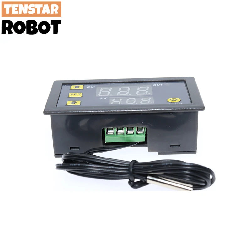 W3230 Mini Digital Temperature Controller 12V 24V 220V Thermostat Regulator Heating Cooling Control Thermoregulator With Sensor