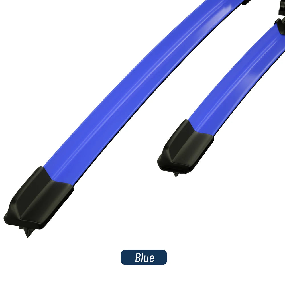 For Kia Carnival 1998-2023 2013 2014 2015 2016 2017 2018 2019 2020 2021 2pcs Front Windshield Windscreen Wiper Blades Red Blue