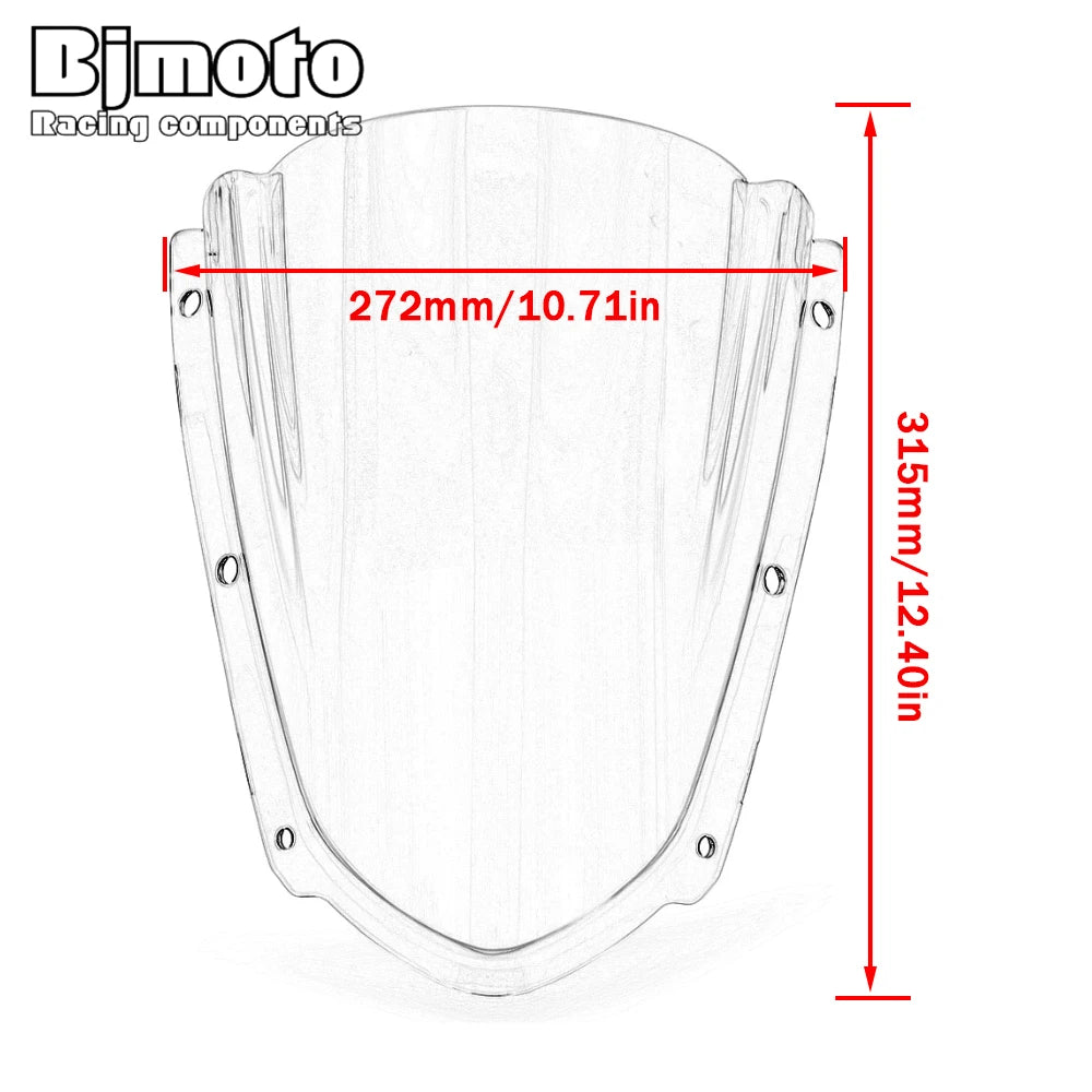 ZX10R 2025 Windshield Windscreen For Kawasaki Ninja ZX-10RR ZX-10R ZX 10RR 10R ZX10RR ZX10R 2024 2023 2021 2022 Wind Deflector