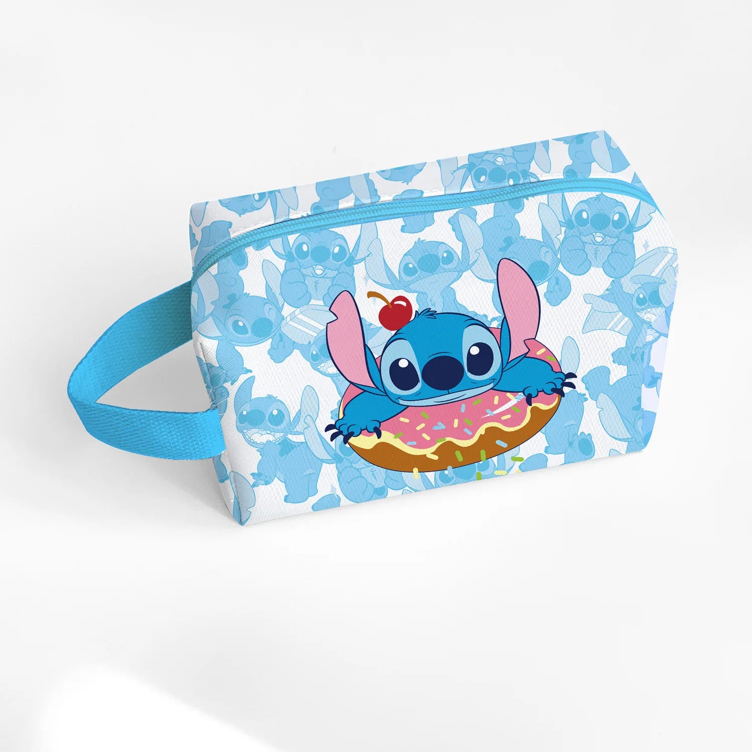 New Anime Stitch Lilo Stitch Cosmetic Bag Kawaii Makeup Waterproof Portable Travel Storage Organizer Bag Girl Birthday Gift