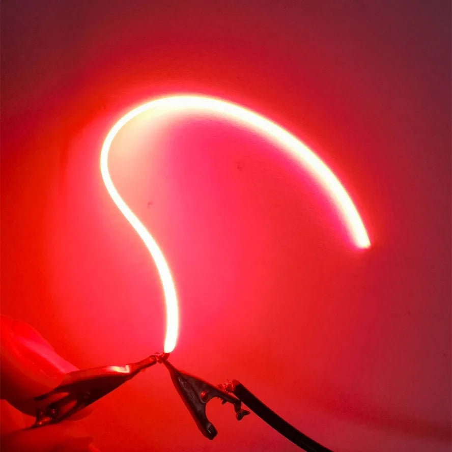 LED Same End Filament Flexible Ultra Slim 3V Spiral Bulb Filament Retro Edison Bulb Lamp Parts Diode Lighting Strip Decoration