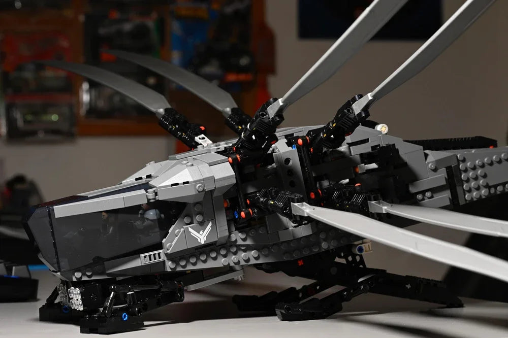 1369PCS Icons Dune Atreides Royal Ornithopter Model Building Blocks Fit 10327 Set Creative Bricks Toy For Kids Gifts