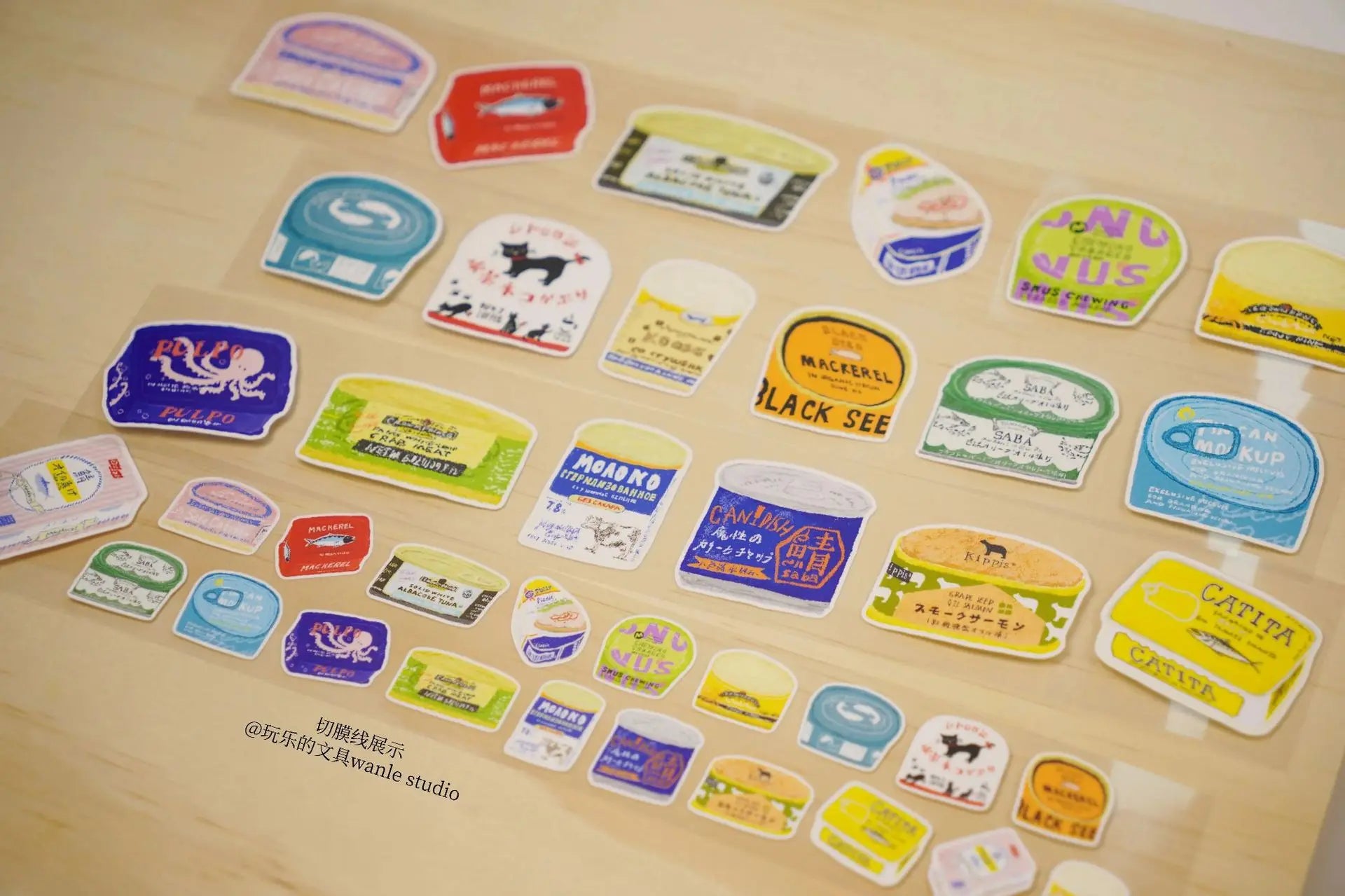 1szt/1lot Dekoracyjne taśmy klejące Zabawne artykuły papiernicze Scrapbooking DIY Papier Japońskie naklejki