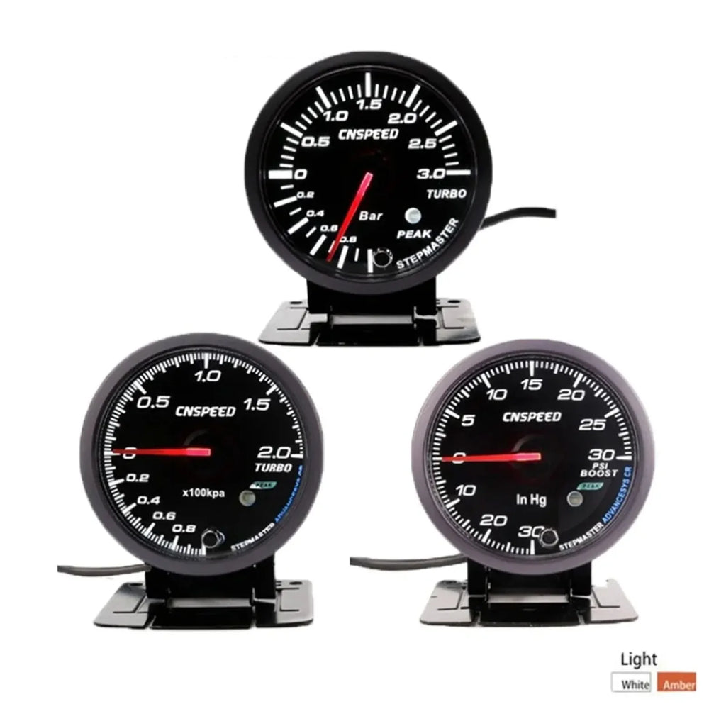 2'' 52mm 40-140 Degrees celsius 12V Water Temp Gauge Celsius 7 Colors Pointer Water temperature meter With Stepper Motor