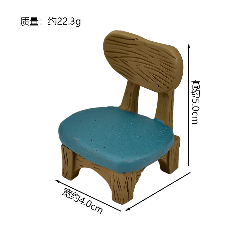 Zakka Japan Bookstore Stationery Series Desktop Decoration Creative Small Ornaments Resin Craft Toys Collectible Gifts