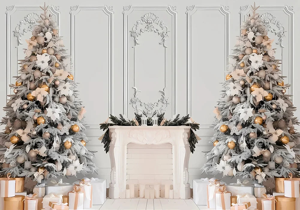 Navidad Decoration Anniversaires Xmas Tree Photography Backdrops Merry Christmas Backgrounds