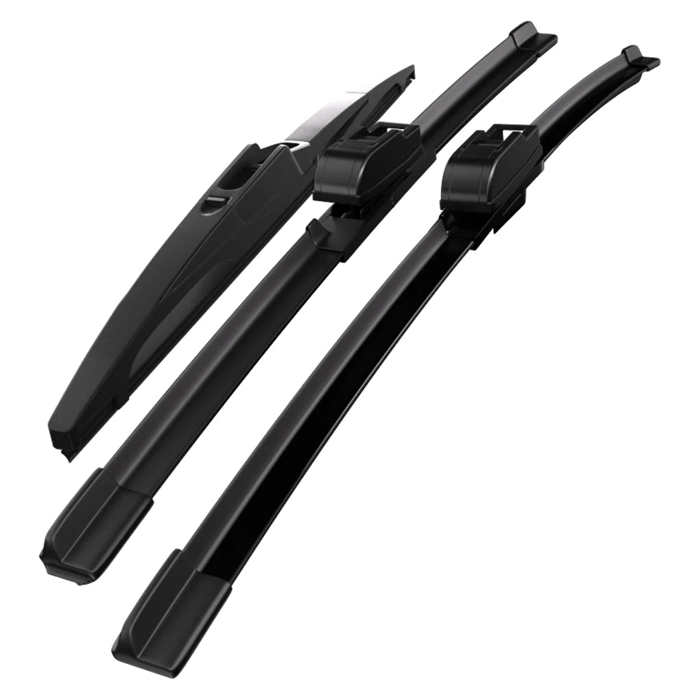 3Pcs Car Wiper For KIA Rio Hatchback Mk3 2011-2017 Front Rear Wiper Blades Brushes Auto Accessories 2013 2014 2015 2016