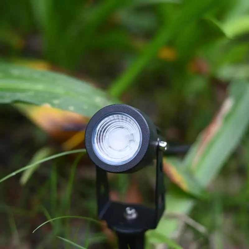 5W All-Aluminum LED Spike Lawn Lamp Outdoor Garden Lighting Waterproof Path Spotlights for AC110-265V DC12-24V
