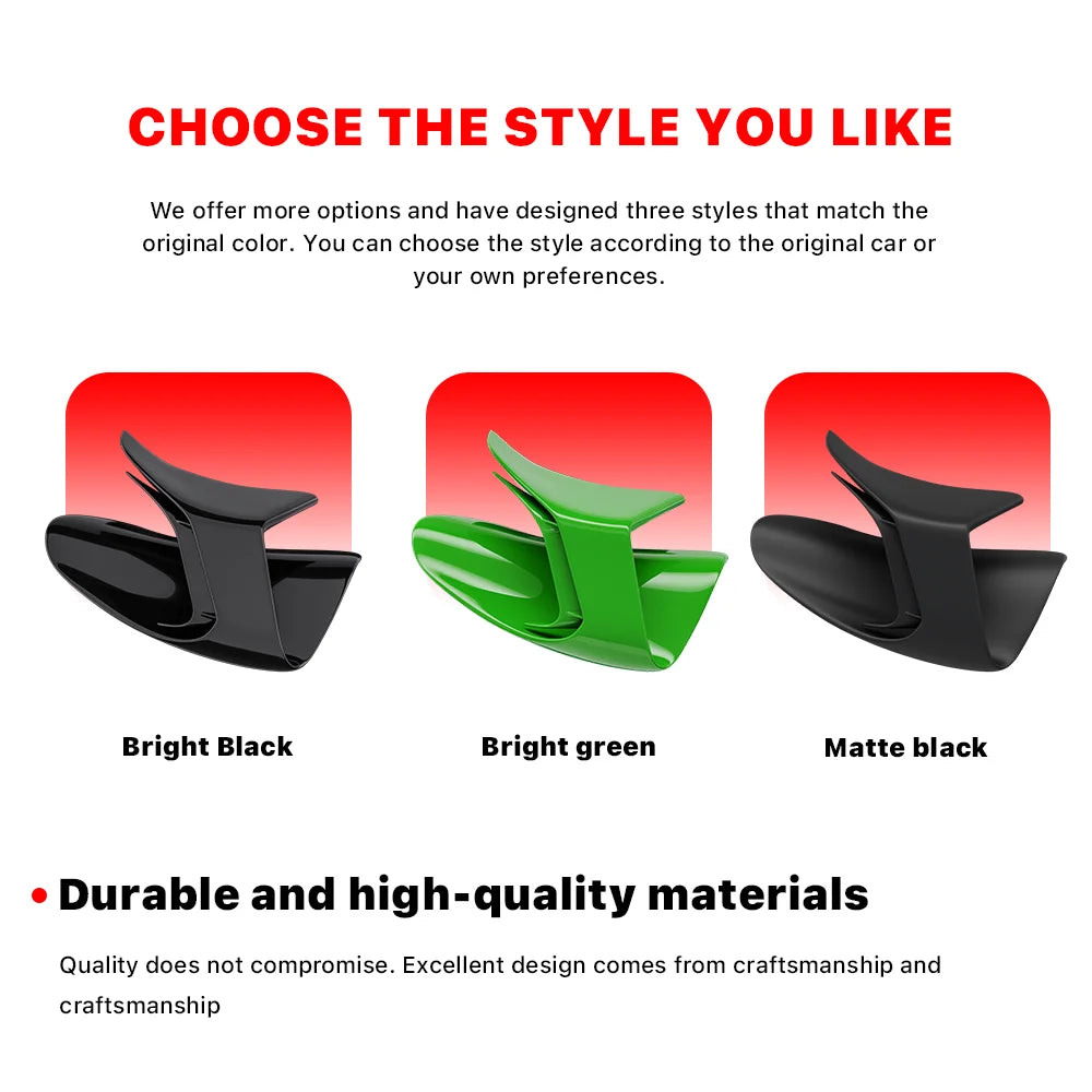 ZX-10R Fairing front side Fixed Wing For Kawasaki  ZX10R ZX 10RR 2022-2025 Motorcycle Accessories Spoile Winglet Cowl Wing