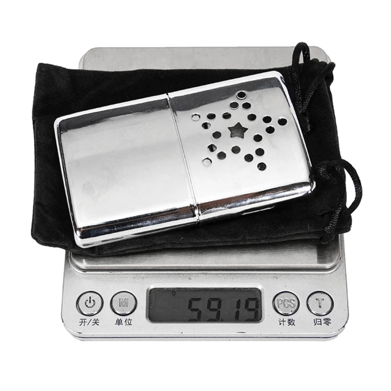 Mini Refillable Pocket Heater Mini Reusable Hand Warmer Zinc Alloy Small Warmer Burner for Camping Skiing Fishing  Drop Shipping