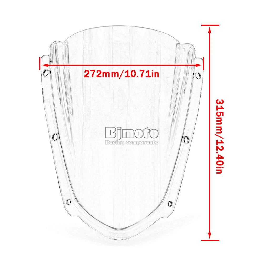 ZX10R 2025 Windshield Windscreen For Kawasaki Ninja ZX-10RR ZX-10R ZX 10RR 10R ZX10RR ZX10R 2024 2023 2021 2022 Wind Deflector