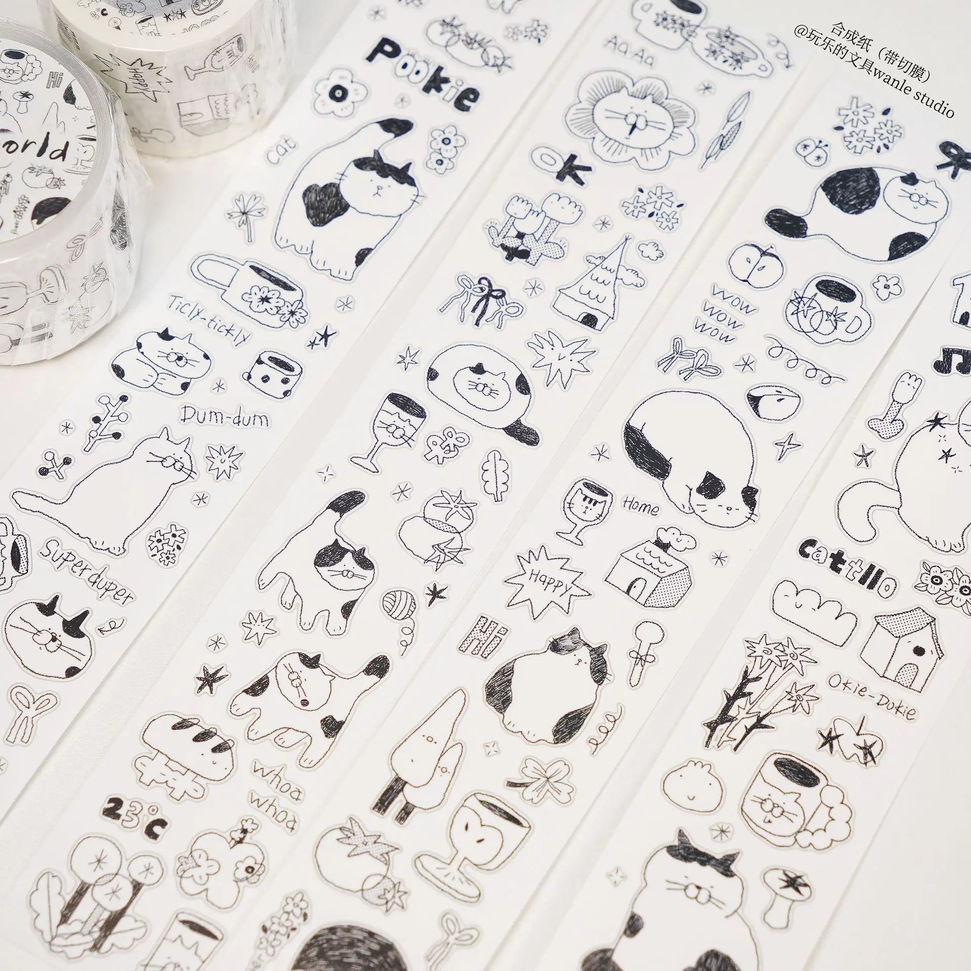 1pcs/1lot Decorative Adhesive Tapes Playful stationery Scrapbooking DIY Paper Japanese Stickers