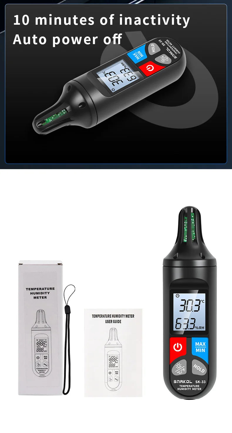 Mini Digital -10℃-60℃ Thermometer Hygrometer Temperature Indoor Convenient Temperature Sensor Humidity Meter Gauge Instrument