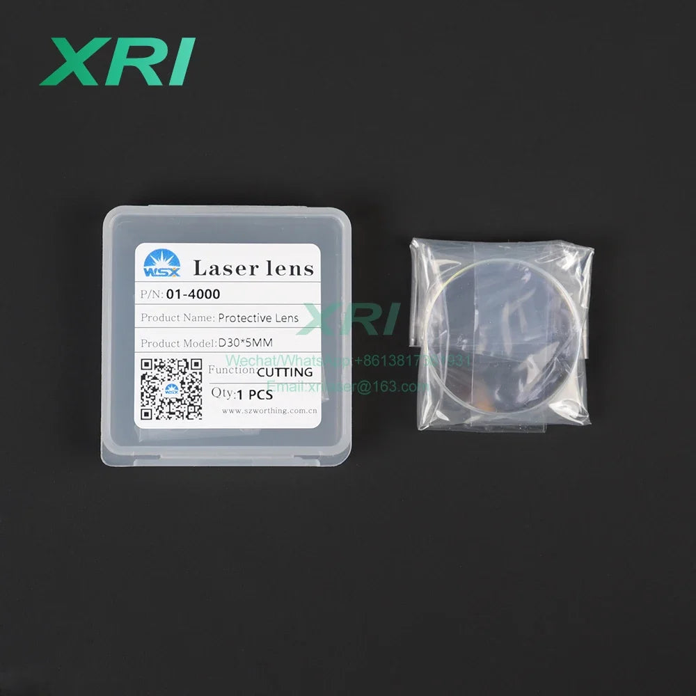 Fiber Laser Protection Window Lens Protective Windows Dia18/20/24.9/27.9/30/34/37 for WSX Precitec Raytools WSX Bodor Laser Head