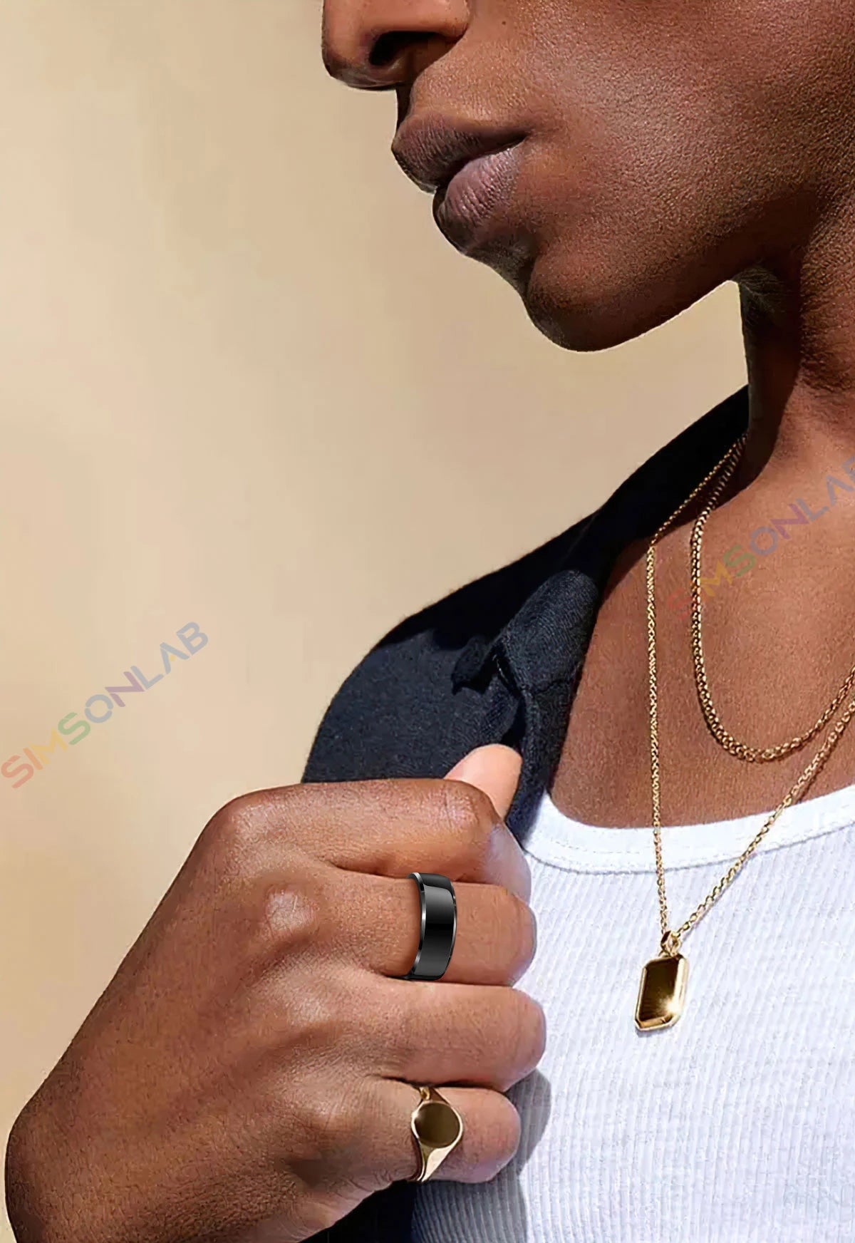 2025 New Smart Ring Sleep Monitor Health Detector IP68 Waterproof Motion Tracker Large Battery R06 Men Women Holiday Gifts Ring