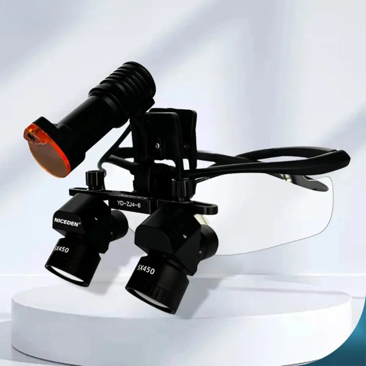 Lupas 5x Lupa Binocular Dental 5w LED Medicina De Laboratorio Lente De Aumento Binocular Luz Equipo Quirúrgico Dental