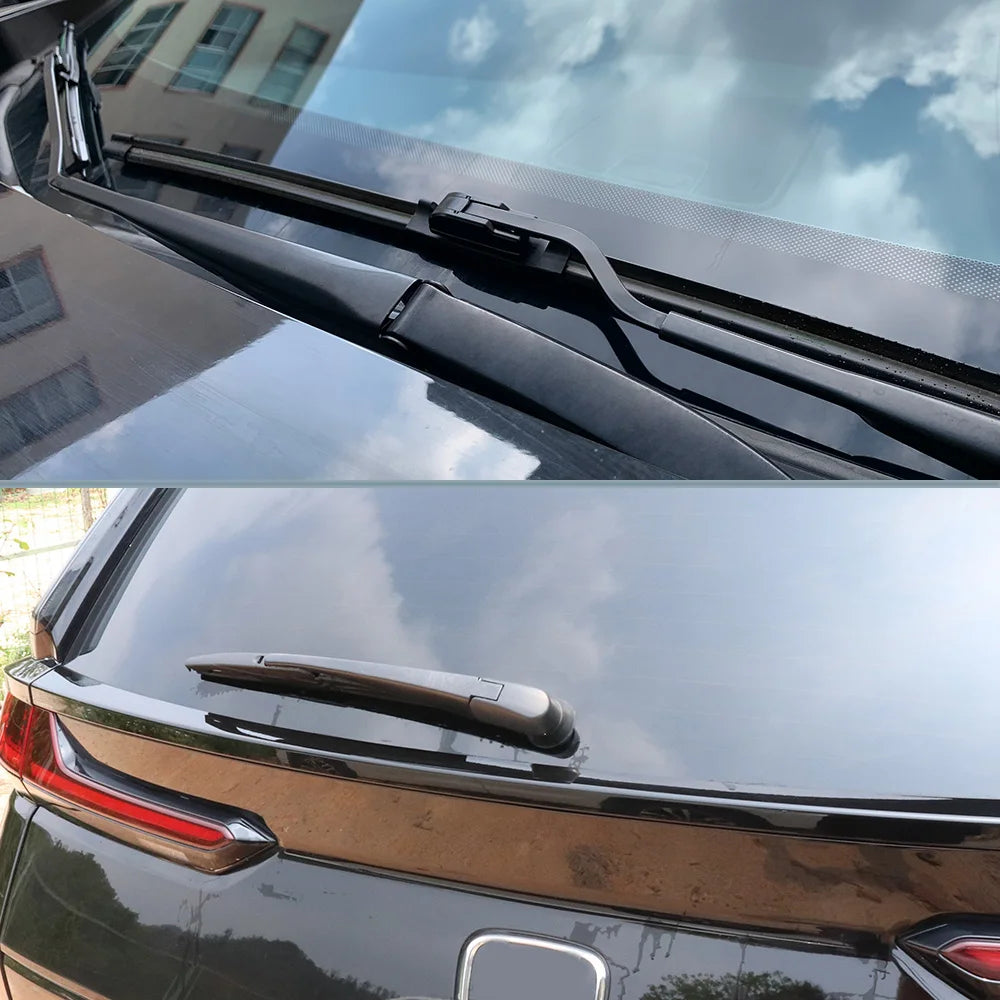 3Pcs Car Wiper For KIA Rio Hatchback Mk3 2011-2017 Front Rear Wiper Blades Brushes Auto Accessories 2013 2014 2015 2016