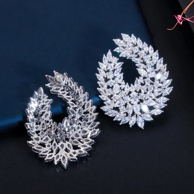 Luksusowy                  Kolczyk                      Biżuteria CZ612