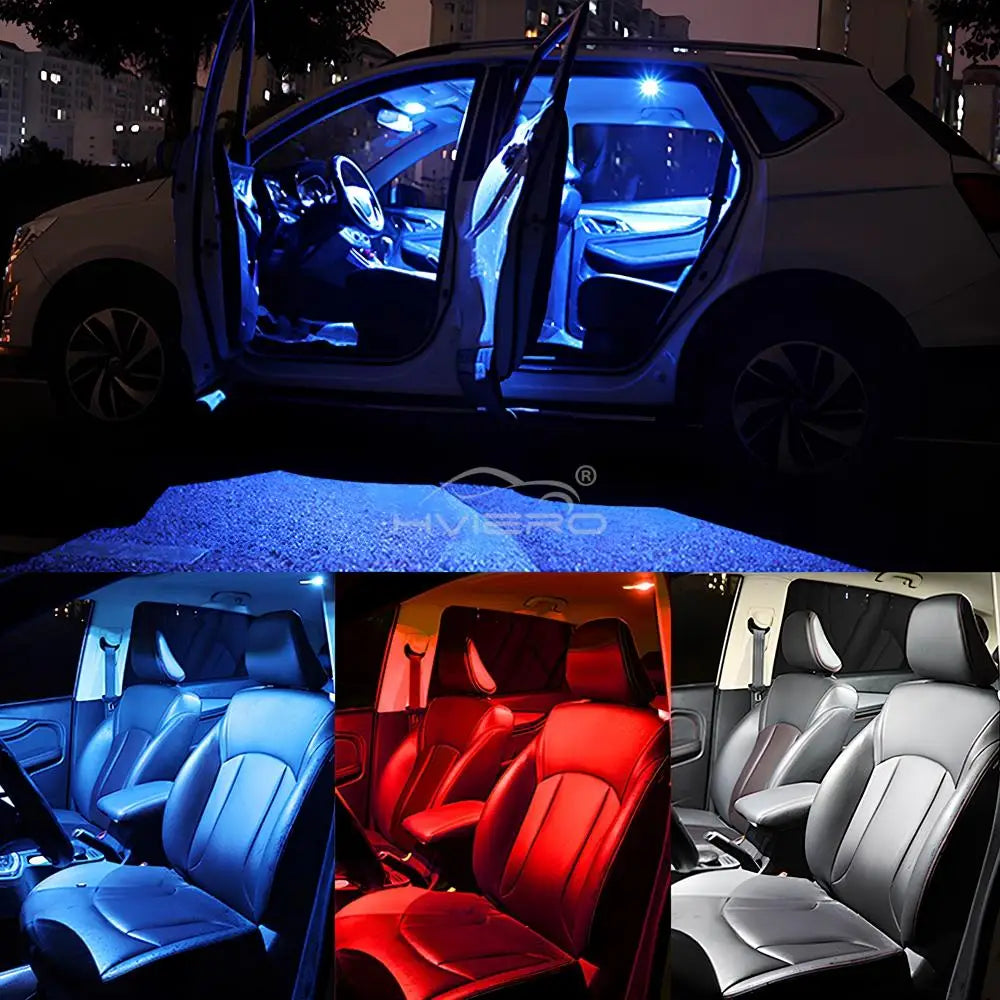 2/4 W5W 194 T10 Glass Housing Cob LED Home Bulb 6000K Wedge License Plate Lamp Dome Light White Diedo Auto Interior Read 12V DC