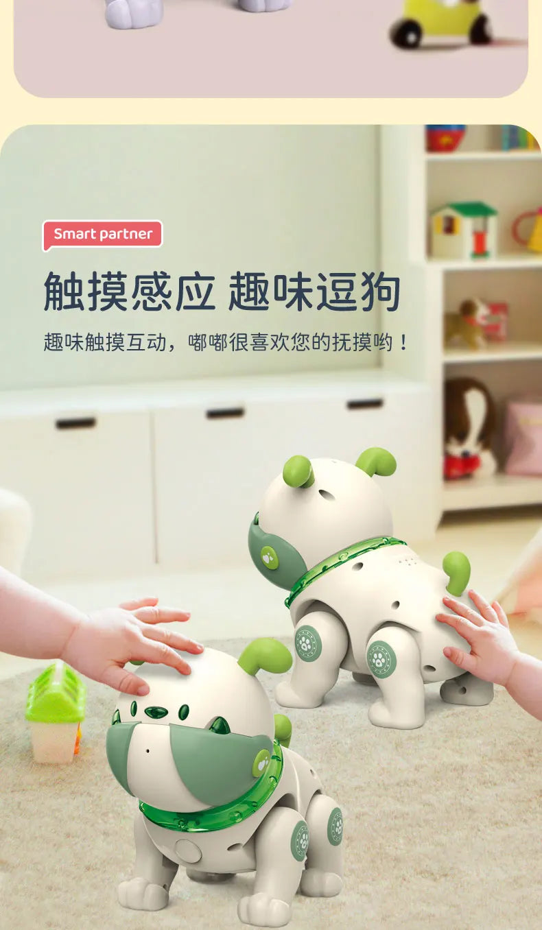 Children's Toy Remote Control Intelligent Robot Dog DIY programming voice interactive electronic pet dog robot model gift