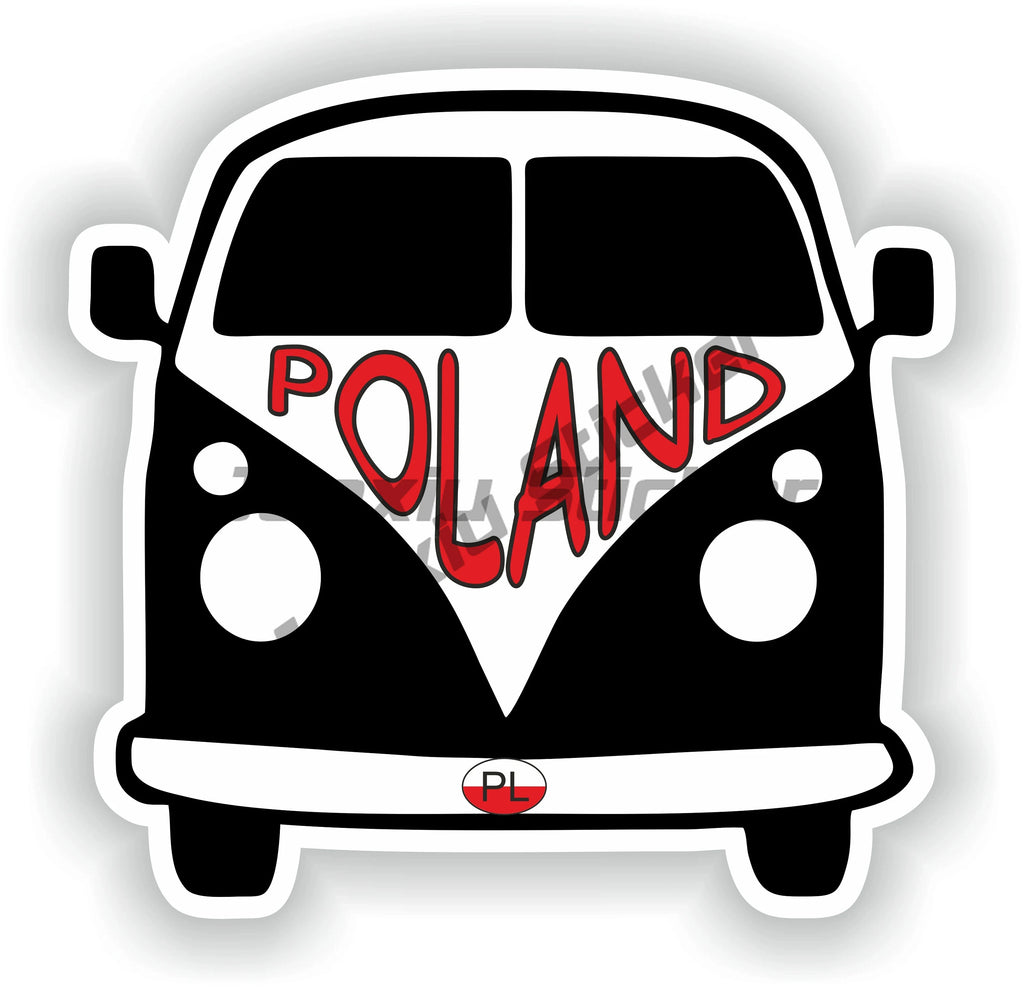 Warsaw Poland Eagle Coat of Arms Heraldic Flag Travel Stamp Sticker European Union Polska Vinyl Decal Waterproofing Anti Scratch