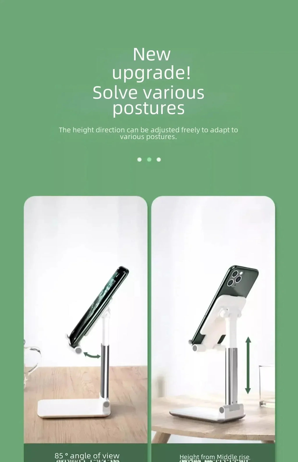 Uniwersalny kreatywny uchwyt na telefon komórkowy Pulpit Leniwy tablet na żywo Nocny składany przenośny uchwyt podporowy