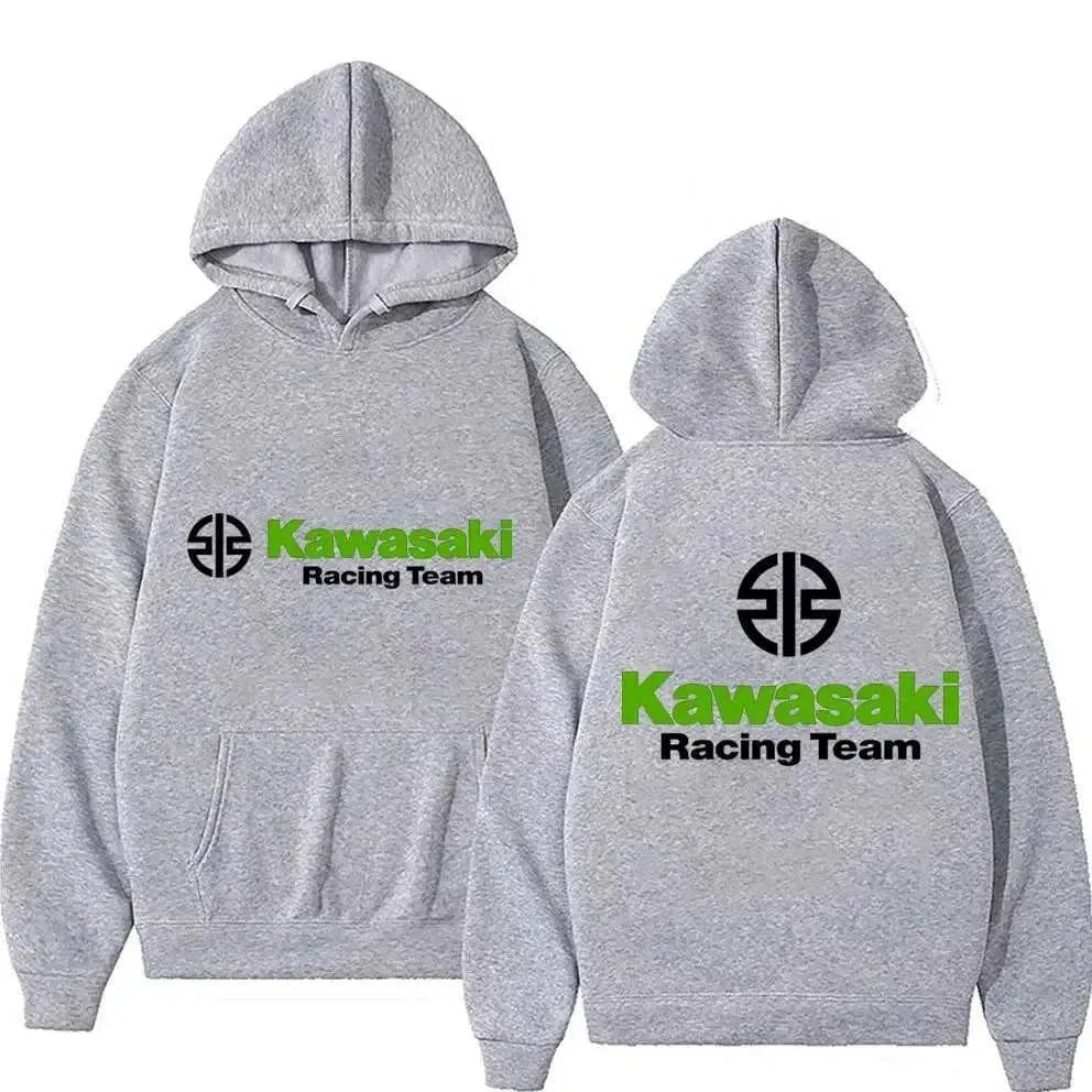 Kawasaki Motorcycle Logo's New Men's Spring and Autumn Extreme Sports Hoodie and Women's Casual Sportswear Sweatshirt