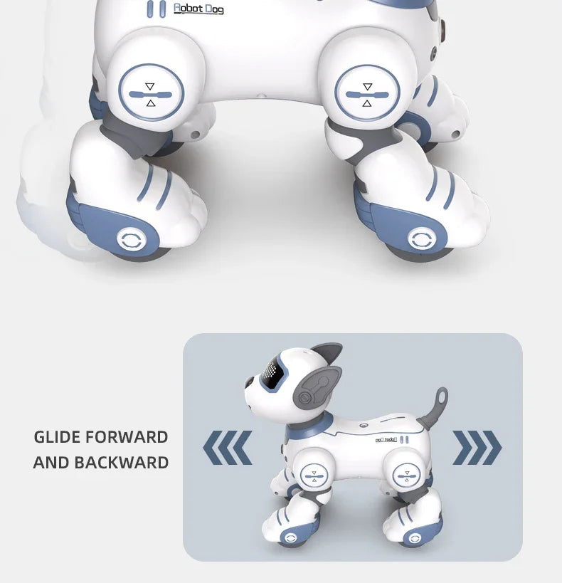 Children's Toy Remote Control Intelligent Robot Dog DIY programming voice interactive electronic pet dog robot model gift