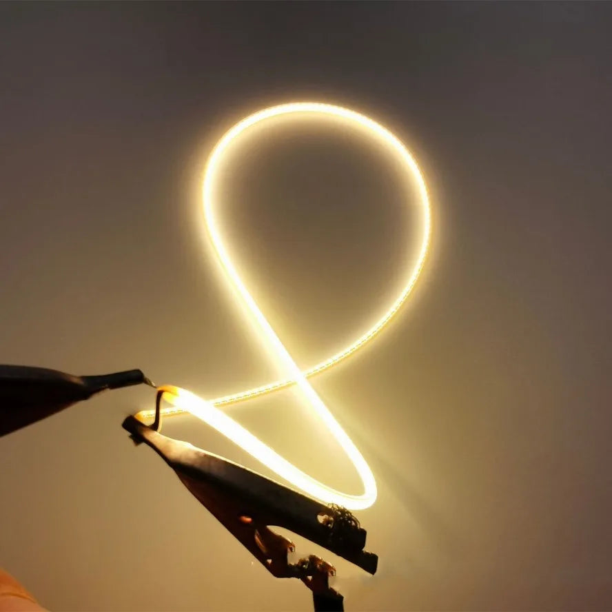 LED Same End Filament Flexible Ultra Slim 3V Spiral Bulb Filament Retro Edison Bulb Lamp Parts Diode Lighting Strip Decoration