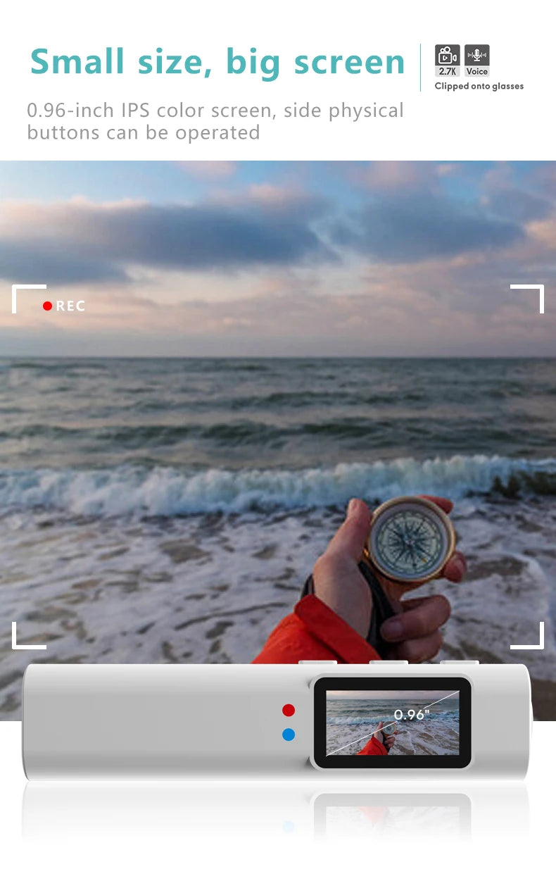 Xiaomi 4K Mini FPV Eyeglasses Video Shooting Micro-camera HD WiFi Intelligent Headset Glasses Video&Sound Recording WiFi APP