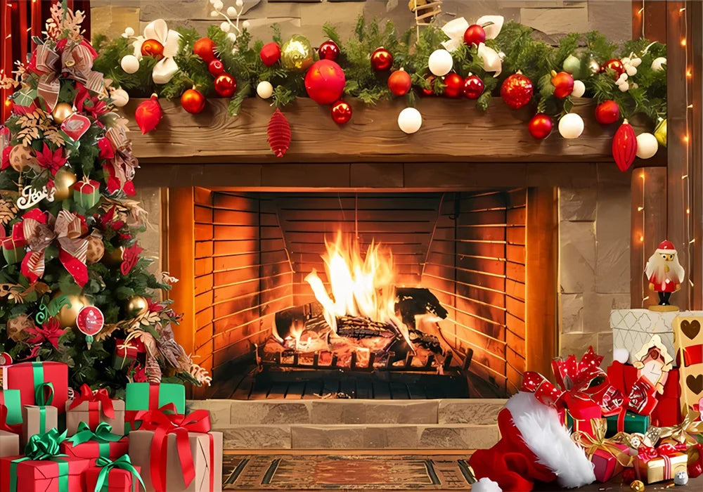 Navidad Decoration Anniversaires Xmas Tree Photography Backdrops Merry Christmas Backgrounds