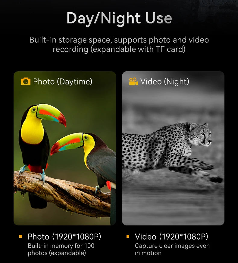 1080P Night Vision Binoculars 10x Digital 800m Full Dark Infrared Night Vision Telescope Goggles 2.8” Large Screen For Camping