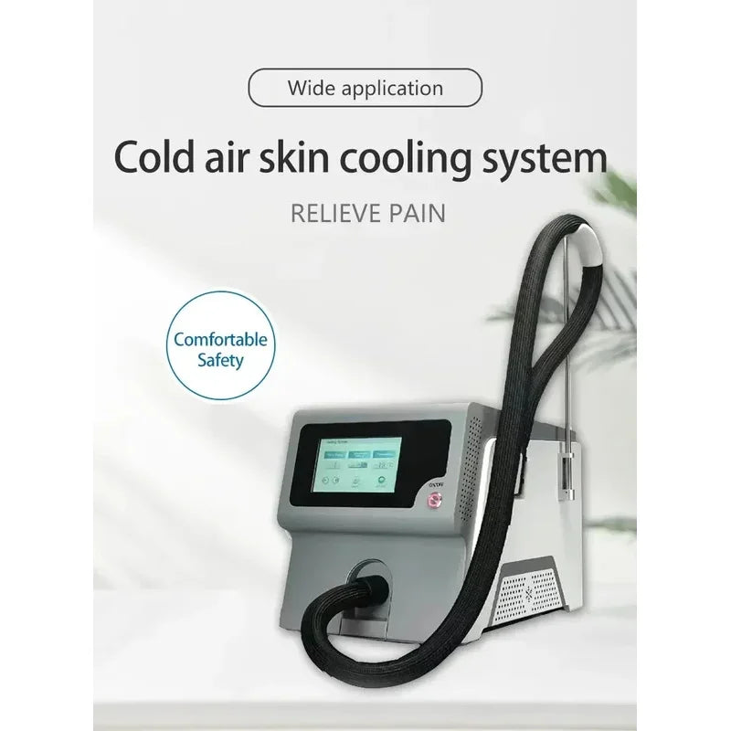 Mini Skin Cool System Device Reduce Pain Zimmer Air Cooler Laser Cryotherapy Skin Cooling Machine
