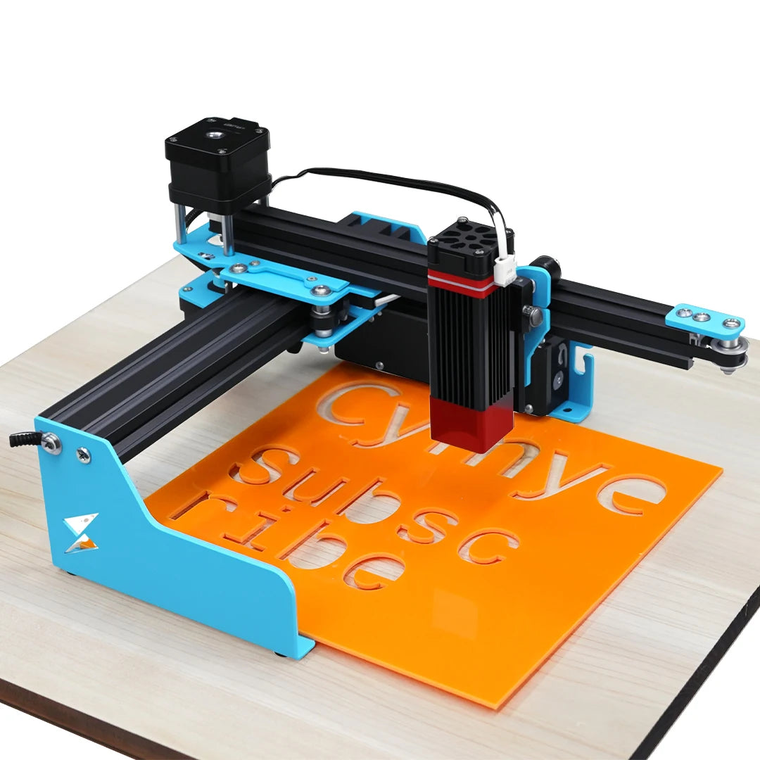 TYVOK 5W Mini Portable Laser Engraver A1 Mini DIY Wood Painted Acrylic Glass Leather Cut Engrave Logo 445±5nm 3.5W Laser Engravi