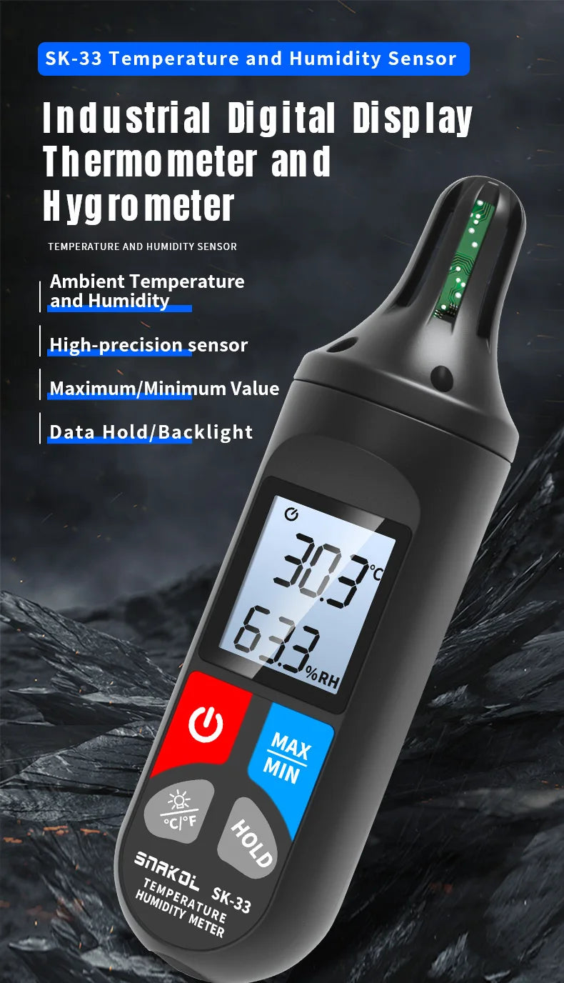 Mini Digital -10℃-60℃ Thermometer Hygrometer Temperature Indoor Convenient Temperature Sensor Humidity Meter Gauge Instrument