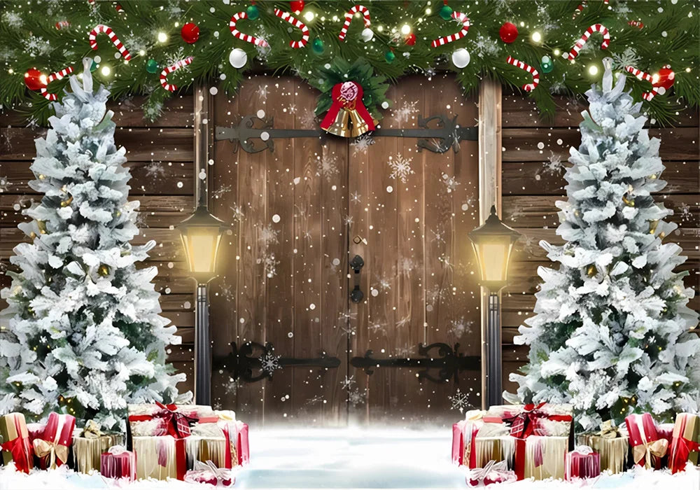 Navidad Decoration Anniversaires Xmas Tree Photography Backdrops Merry Christmas Backgrounds