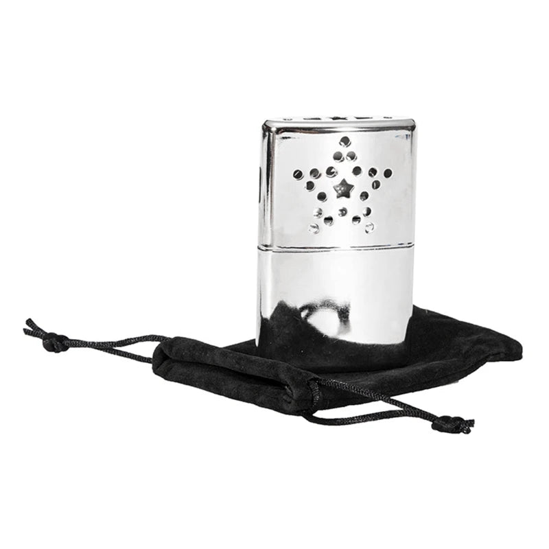 Mini Refillable Pocket Heater Mini Reusable Hand Warmer Zinc Alloy Small Warmer Burner for Camping Skiing Fishing  Drop Shipping