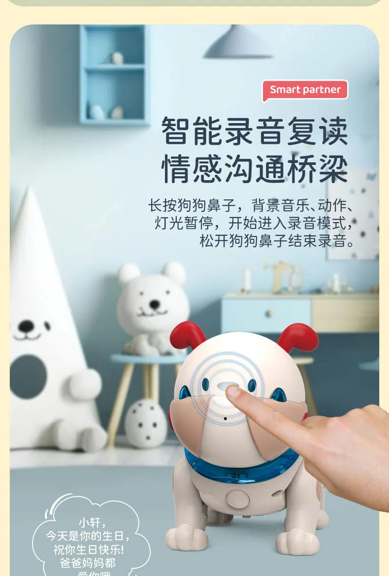 Children's Toy Remote Control Intelligent Robot Dog DIY programming voice interactive electronic pet dog robot model gift