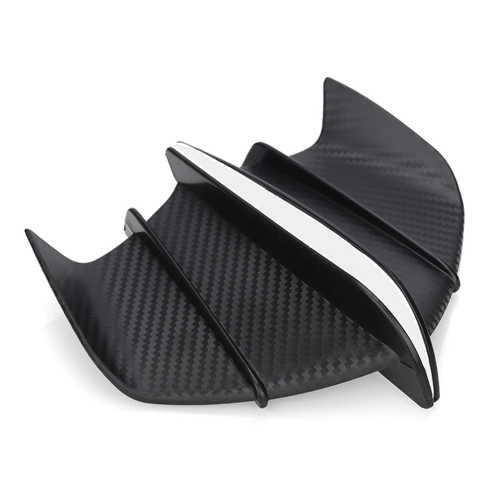 For Kawasaki Ninja ZX6R 636 ZX-25R ZX6RR ZX-6 ZX10R ZX1400 ZX14R ZZR1400 ZZR1100 Motorcycle Winglet Aerodynamic Wing Kit Spoiler