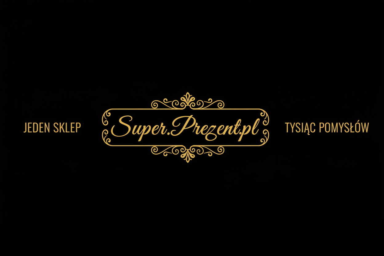 Logo złote na czarnym tle